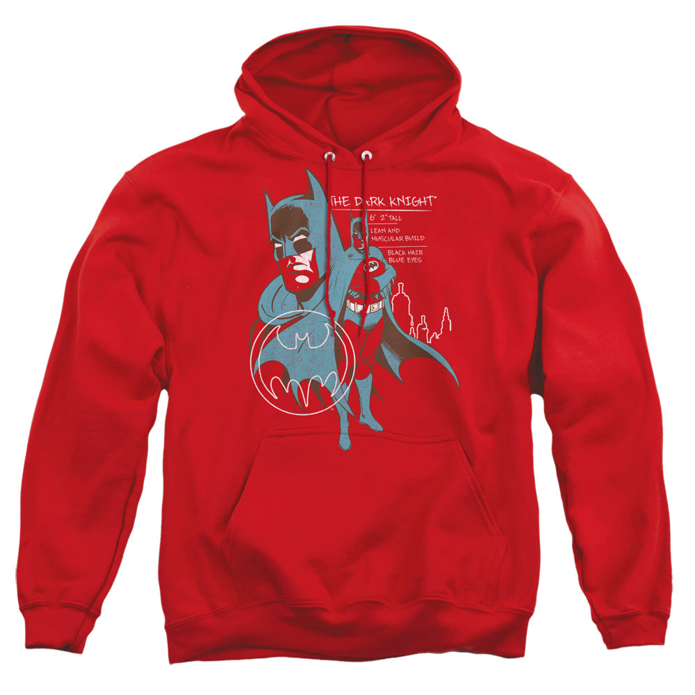 Batman Comics Lean And Muscular Men's Pull-Over 75 25 Poly Hoodie