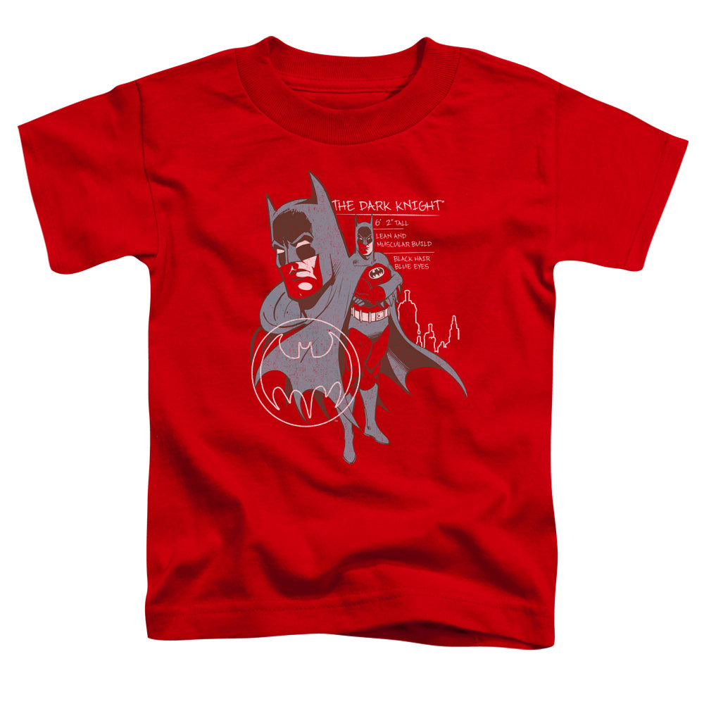 Batman Comics Lean And Muscular Toddler 18/1 Cotton Short-Sleeve T-Shirt