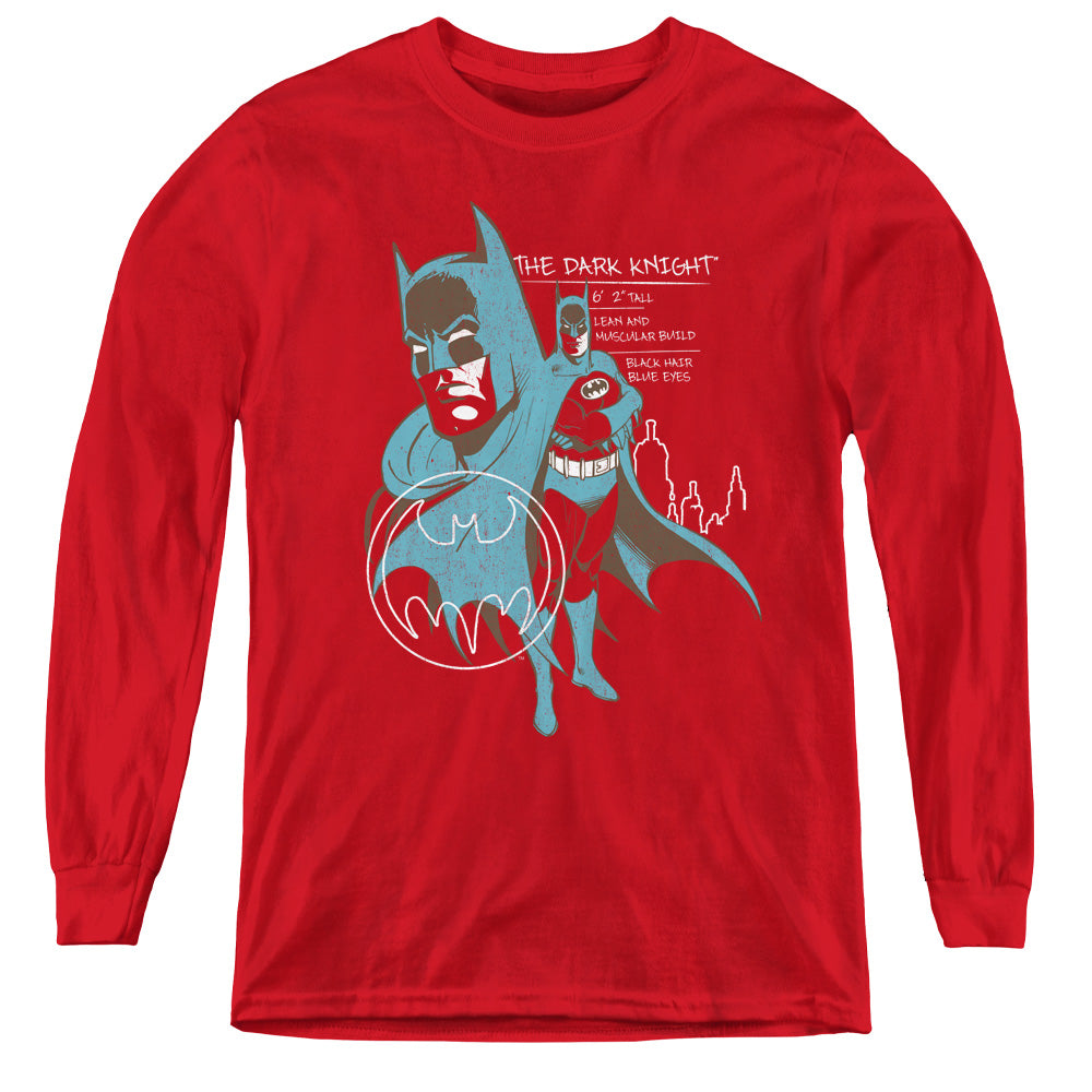Batman Comics Lean And Muscular Youth Long-Sleeve T-Shirt