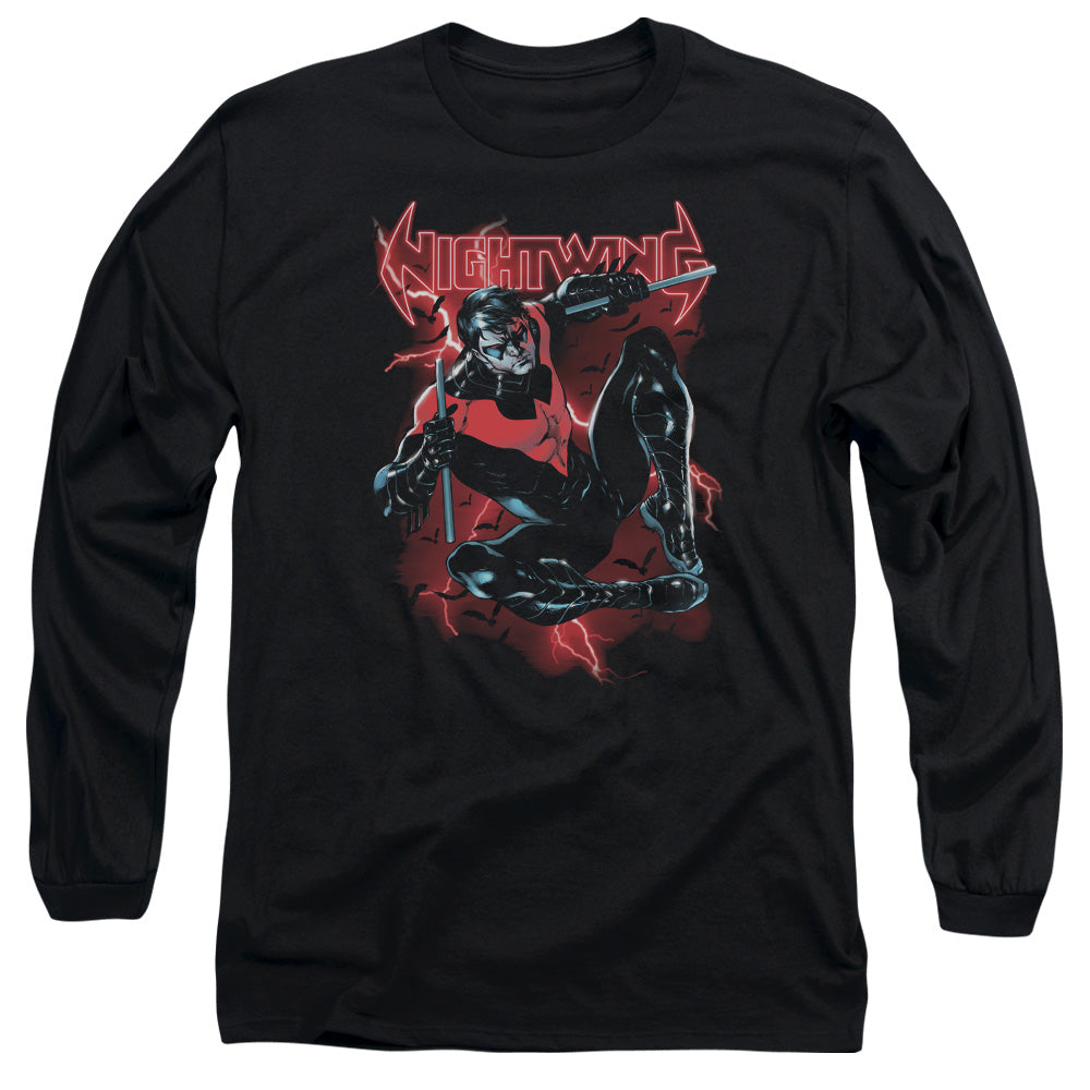 Batman Comics Lightwing Men's 18/1 Cotton Long-Sleeve T-Shirt