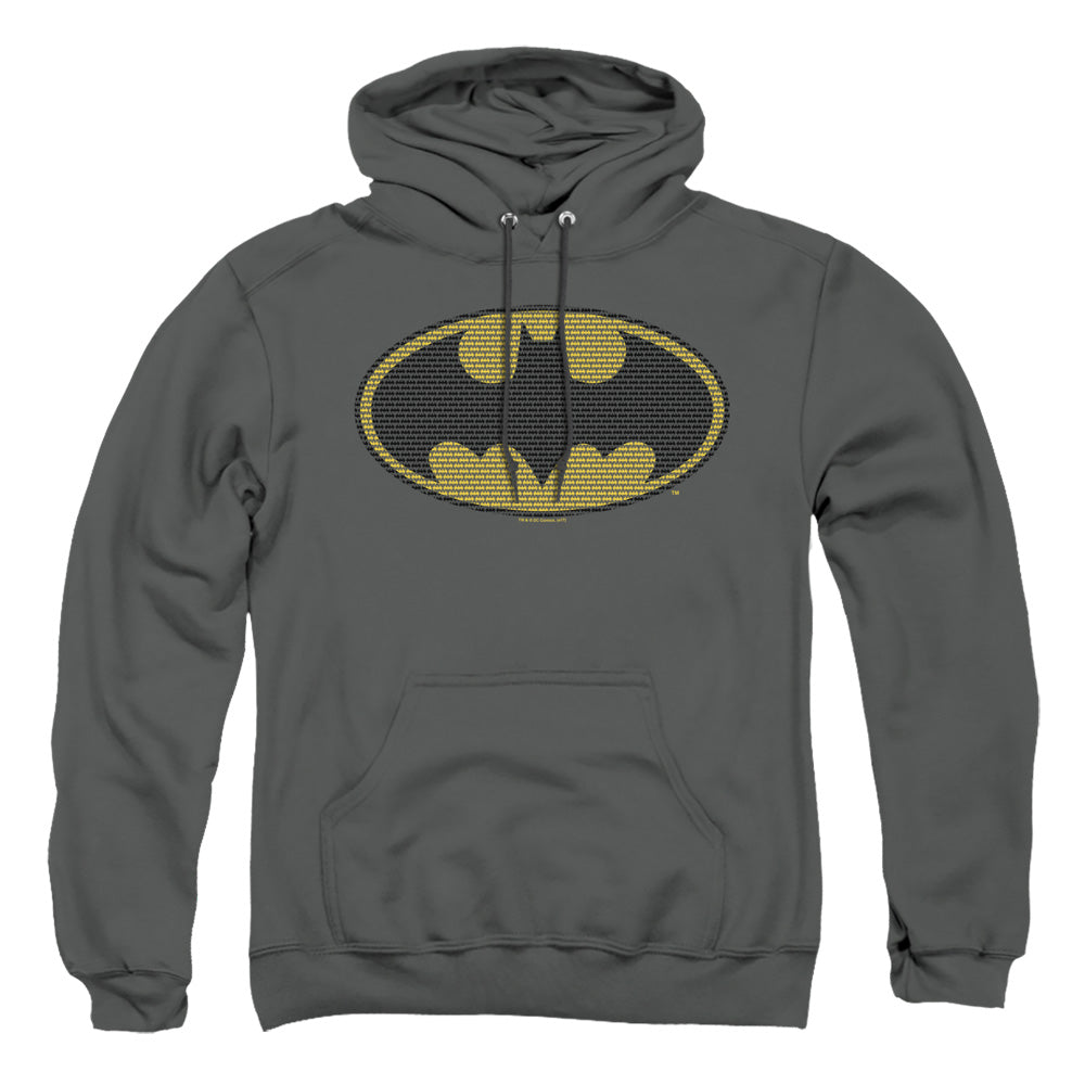 Batman Comics Little Logos Men's Pull-Over 75 25 Poly Hoodie