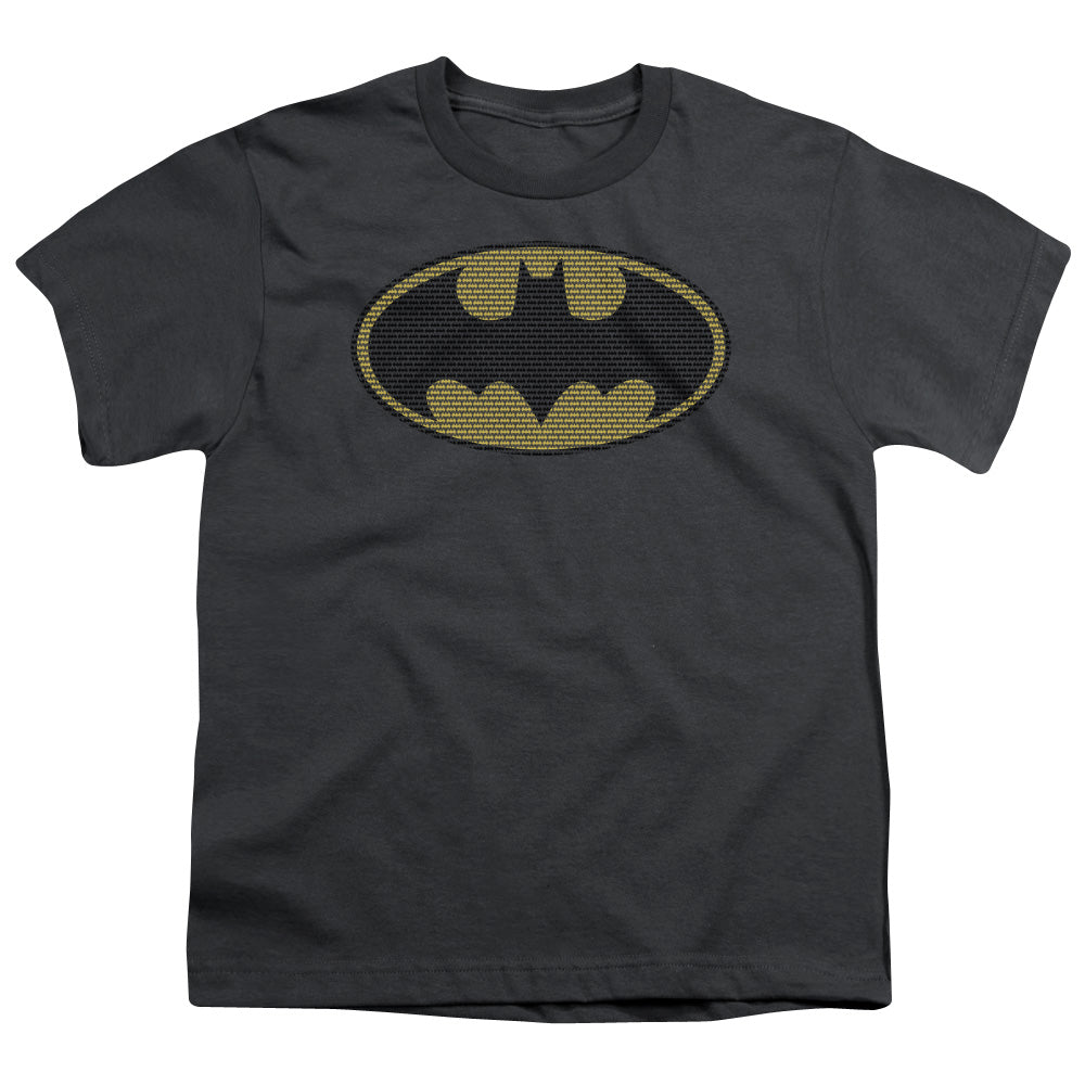 Batman Comics Little Logos Youth 18/1 100% Cotton Short-Sleeve T-Shirt