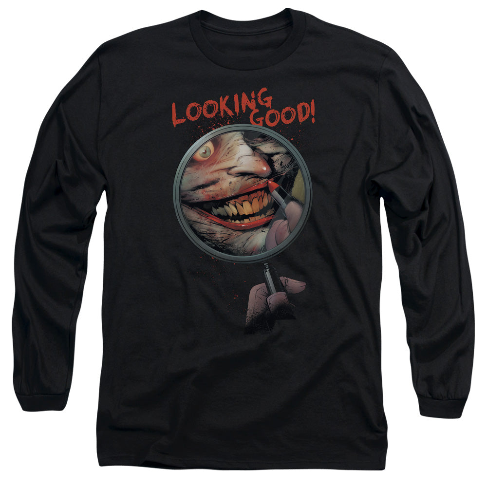 Batman Comics Looking Good Men's 18/1 Cotton Long-Sleeve T-Shirt