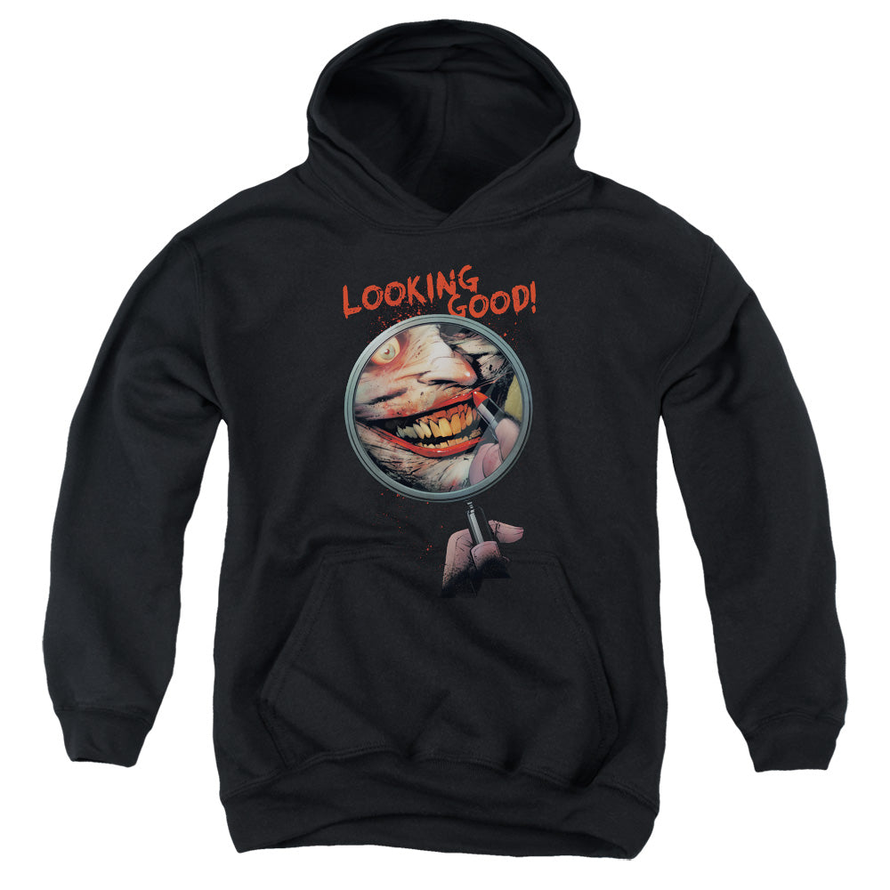 Batman Comics Looking Good Youth Cotton Poly Pull-Over Hoodie