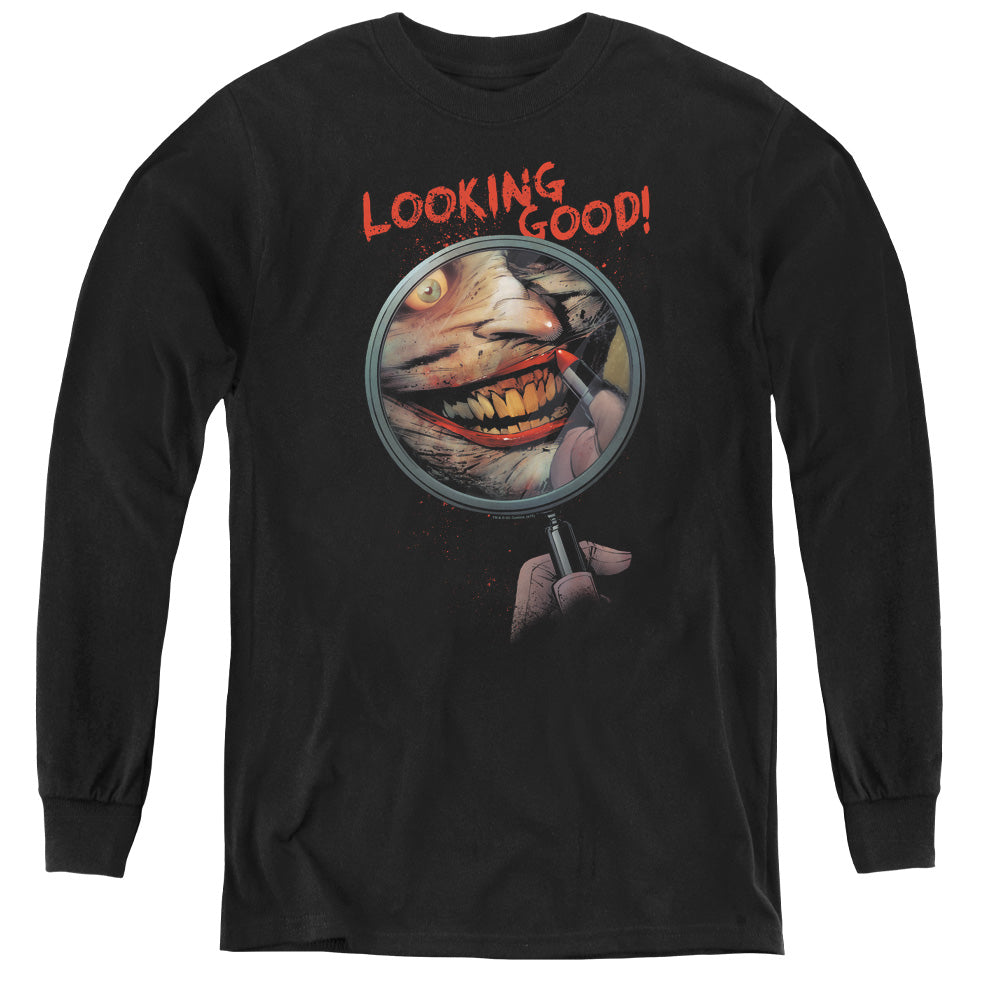Batman Comics Looking Good Youth Long-Sleeve T-Shirt