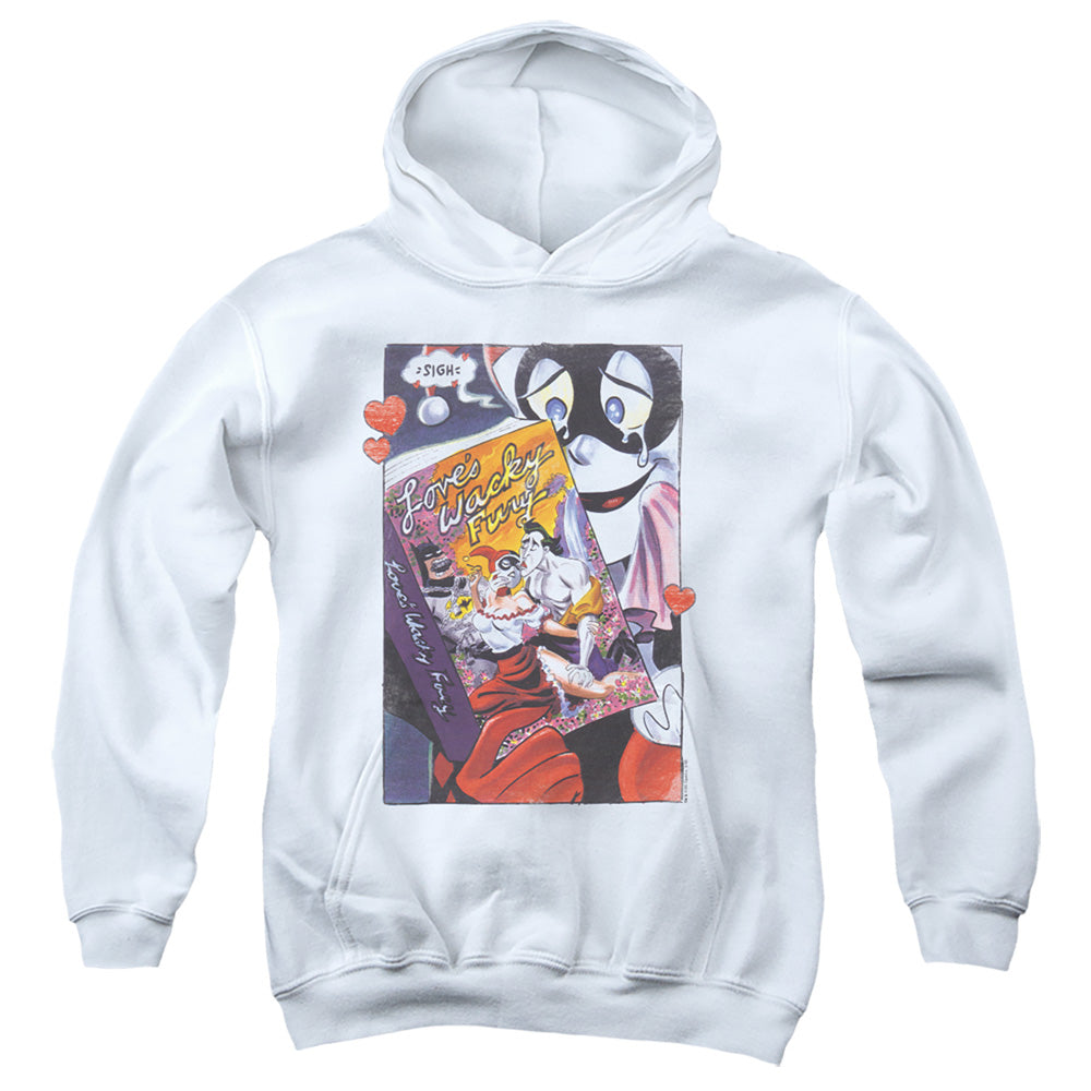 Batman Comics Loves Wacky Fury Youth Cotton Poly Pull-Over Hoodie