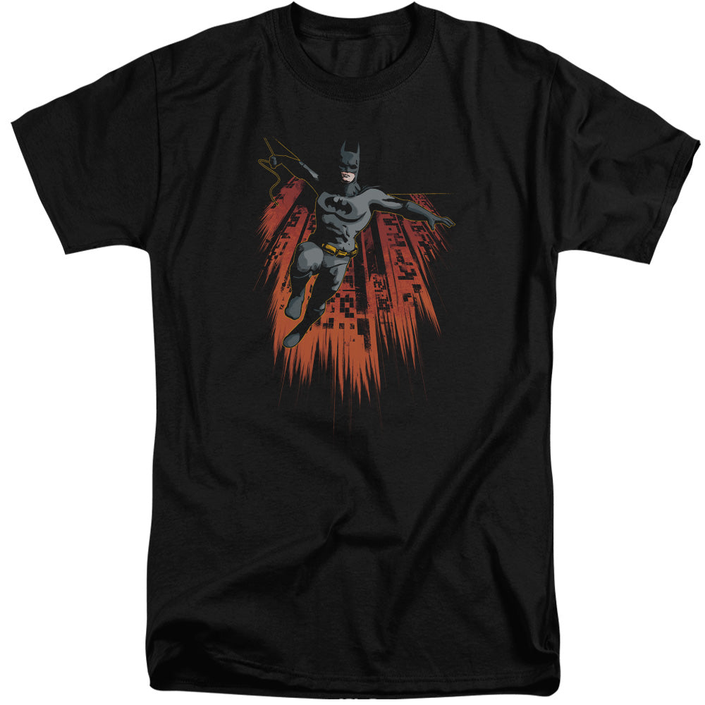 Batman Comics Majestic Men's 18/1 Tall Cotton Short-Sleeve T-Shirt