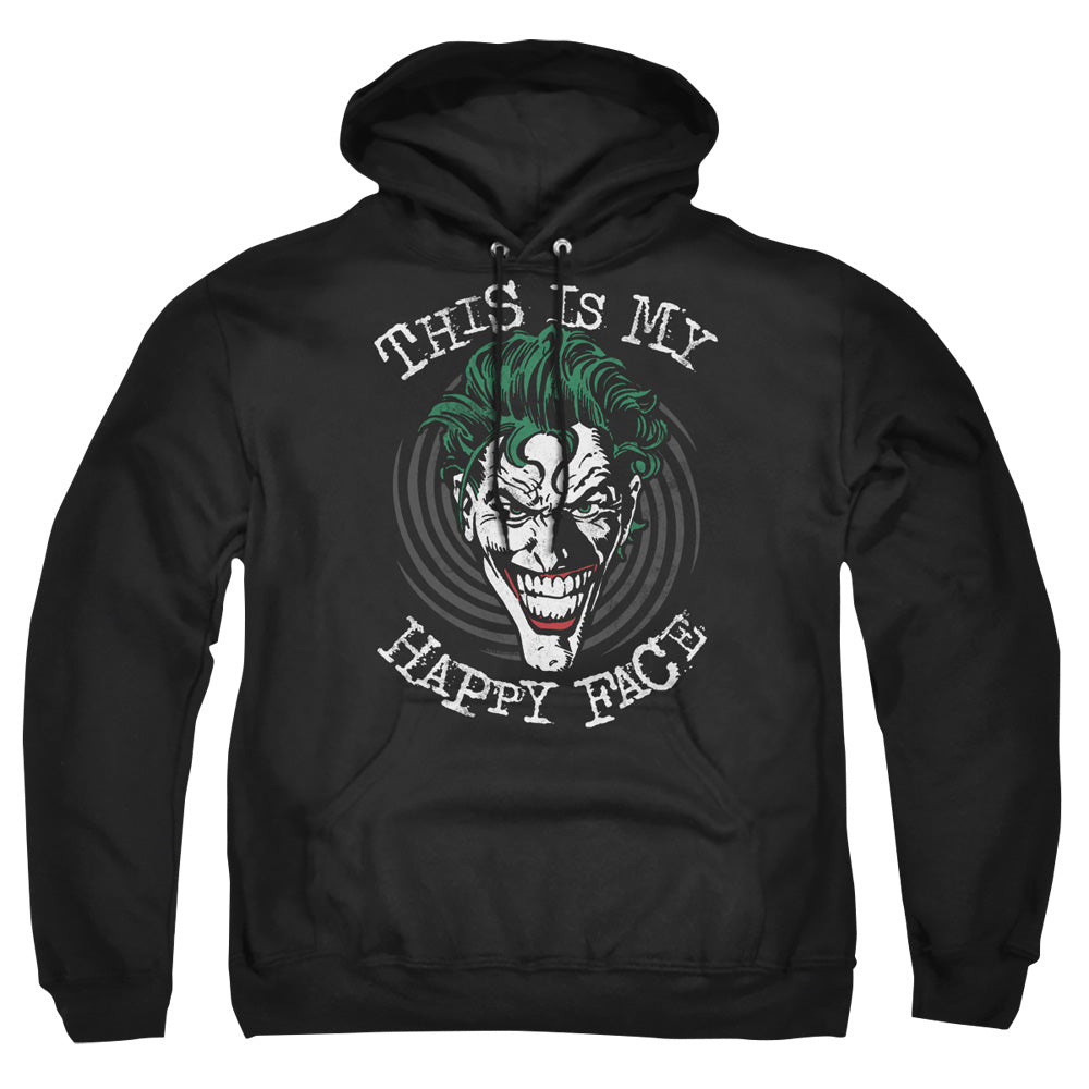 Batman Comics Maniacal Spiral Men's Pull-Over 75 25 Poly Hoodie