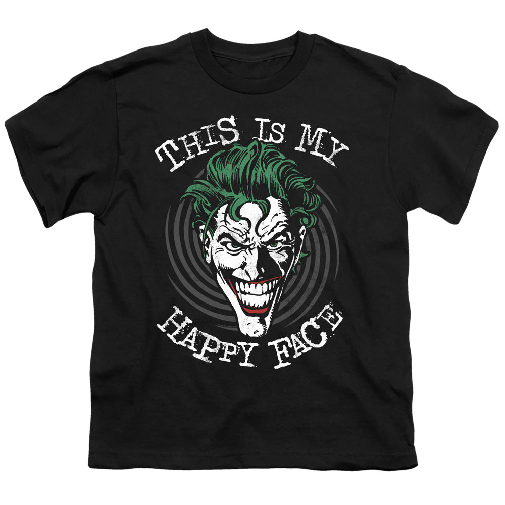 Batman Comics Maniacal Spiral Youth 18/1 100% Cotton Short-Sleeve T-Shirt