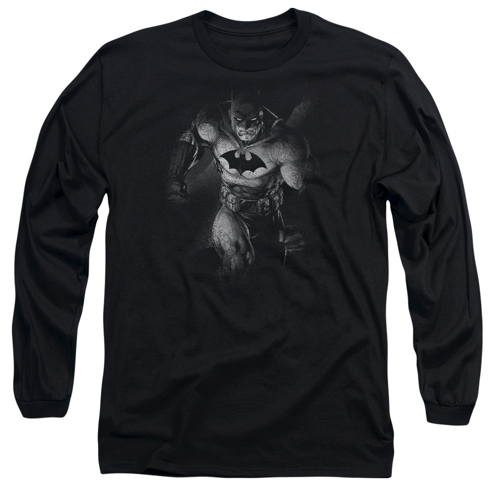 Batman Comics Materialized Men's 18/1 Cotton Long-Sleeve T-Shirt