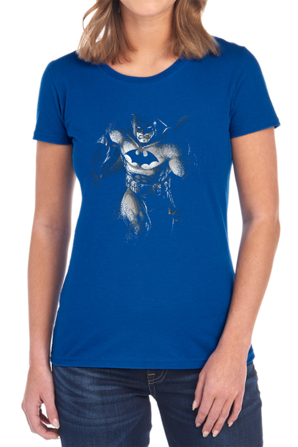 Batman Comics Materialized Women's 18/1 Cotton Short-Sleeve T-Shirt