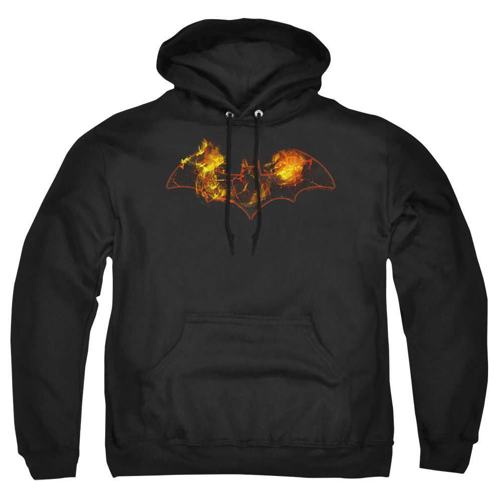 Batman Comics Molten Logo Men's Pull-Over 75 25 Poly Hoodie