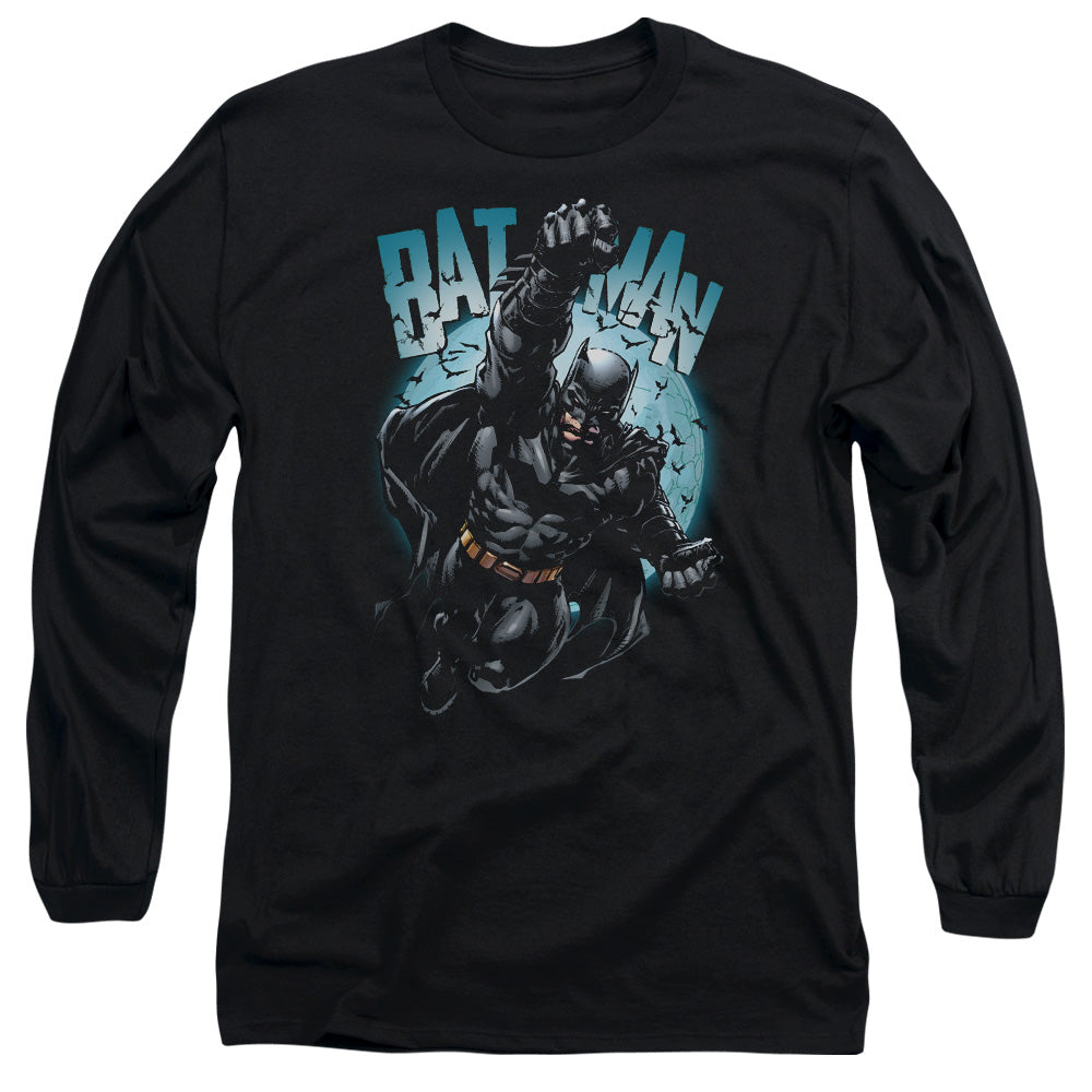 Batman Comics Moon Knight Men's 18/1 Cotton Long-Sleeve T-Shirt