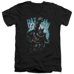 Batman Comics Moon Knight Men's 30/1 Cotton Slim V-Neck T-Shirt