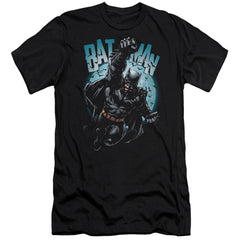 Batman Comics Moon Knight Men's Ultra-Soft 30/1 Cotton Slim Short-Sleeve T-Shirt