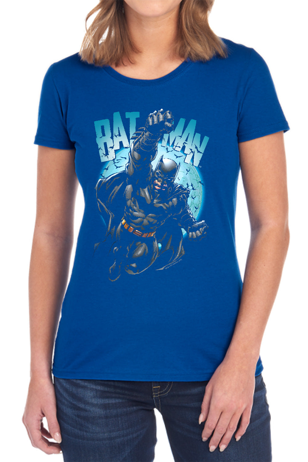 Batman Comics Moon Knight Women's 18/1 Cotton Short-Sleeve T-Shirt