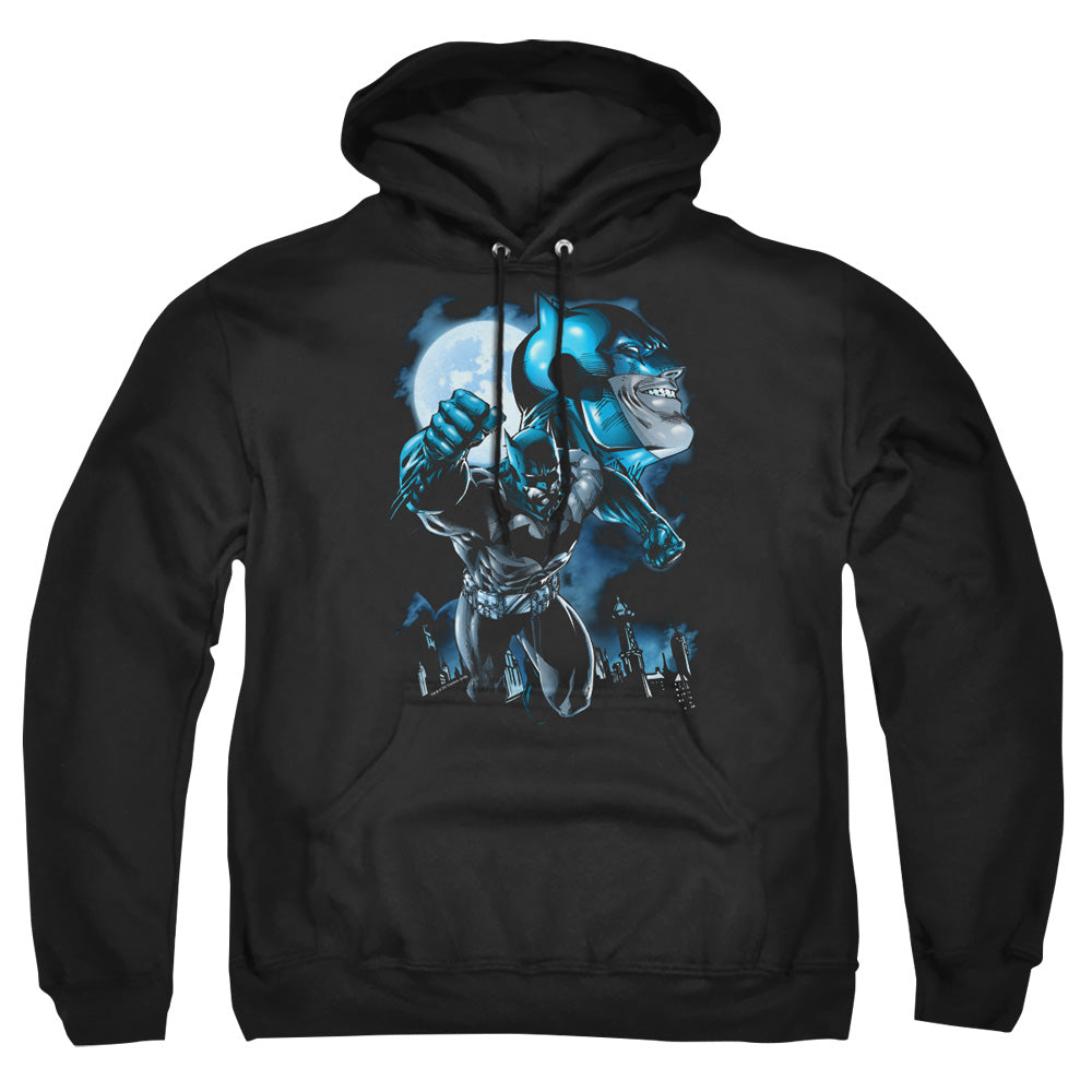 Batman Comics Moonlight Bat Men's Pull-Over 75 25 Poly Hoodie