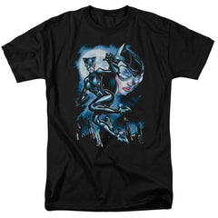 Batman Comics Moonlight Cat Men's 18/1 Cotton Short-Sleeve T-Shirt