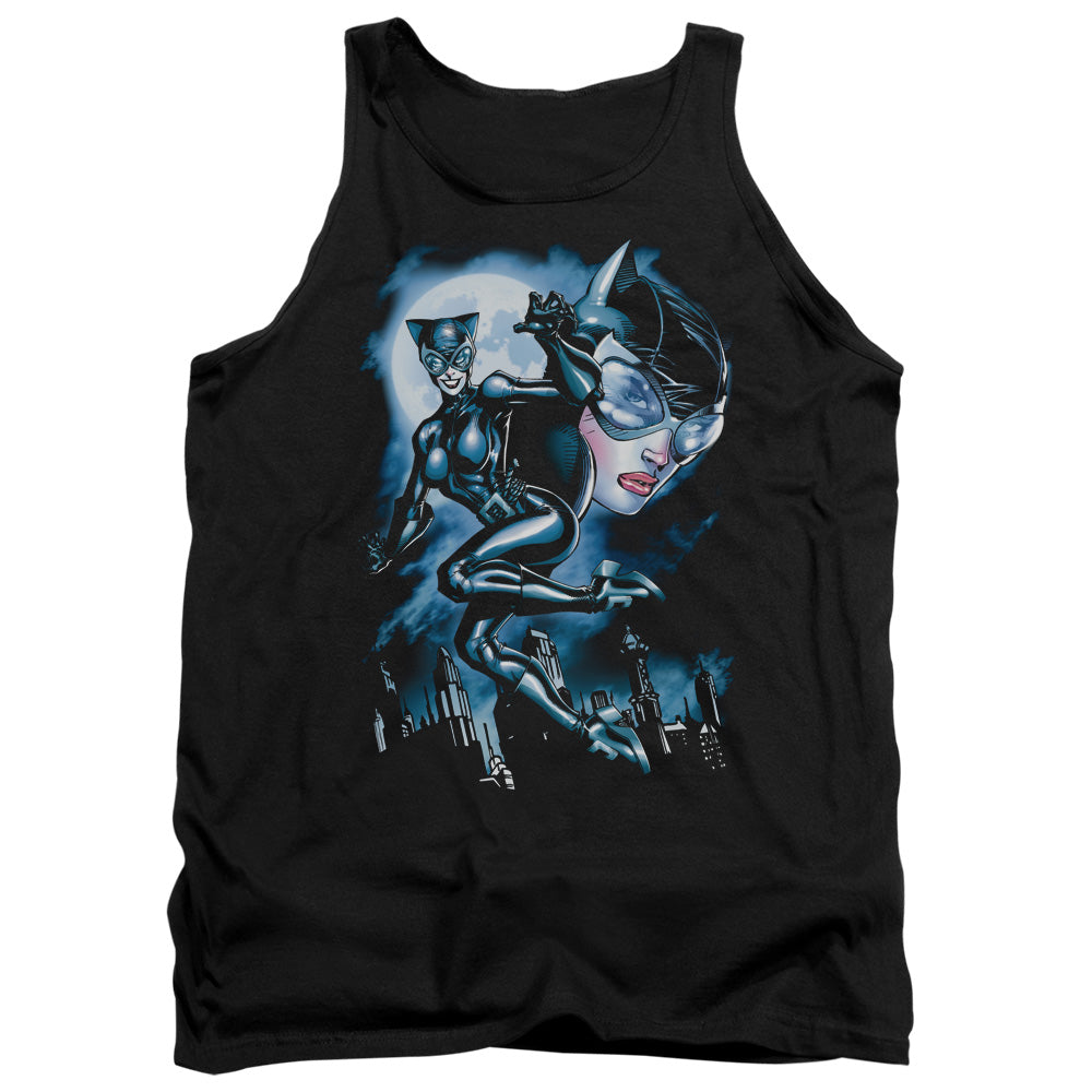 Batman Comics Moonlight Cat Men's 18/1 Cotton Tank Top