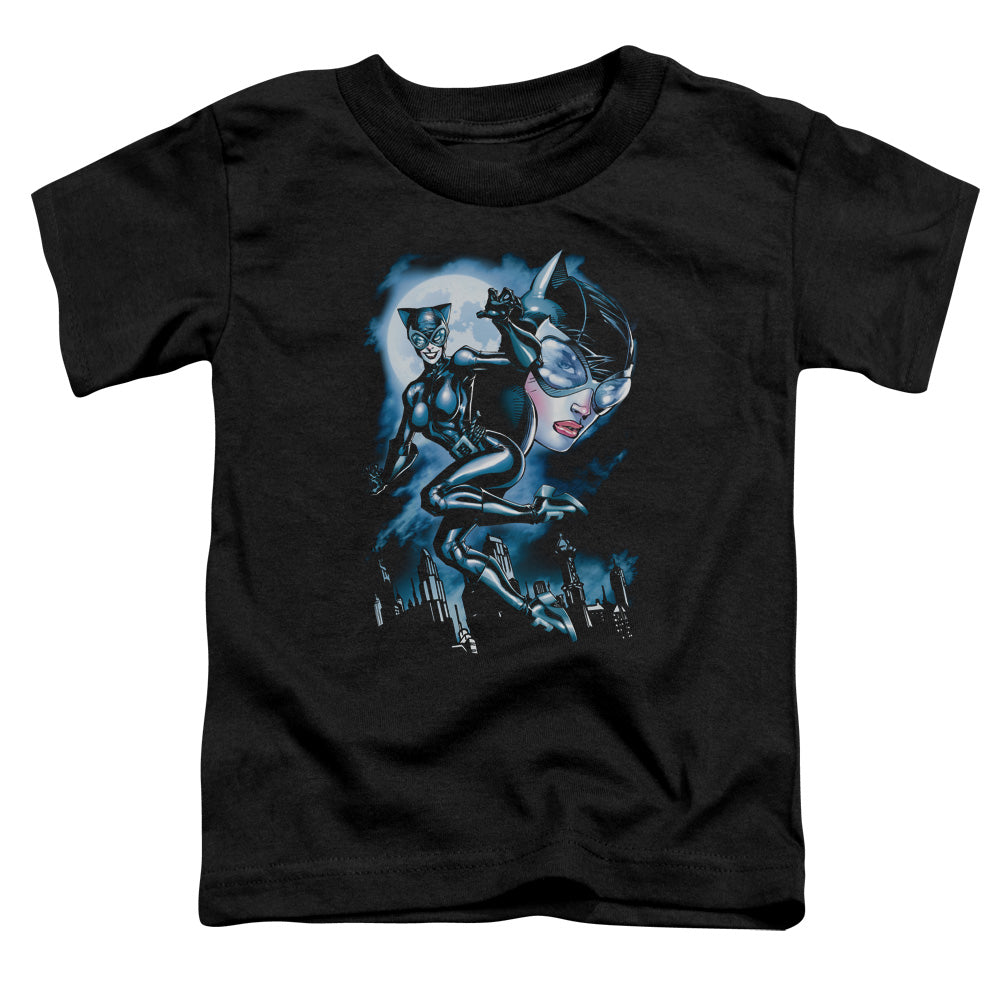 Batman Comics Moonlight Cat Toddler 18/1 Cotton Short-Sleeve T-Shirt