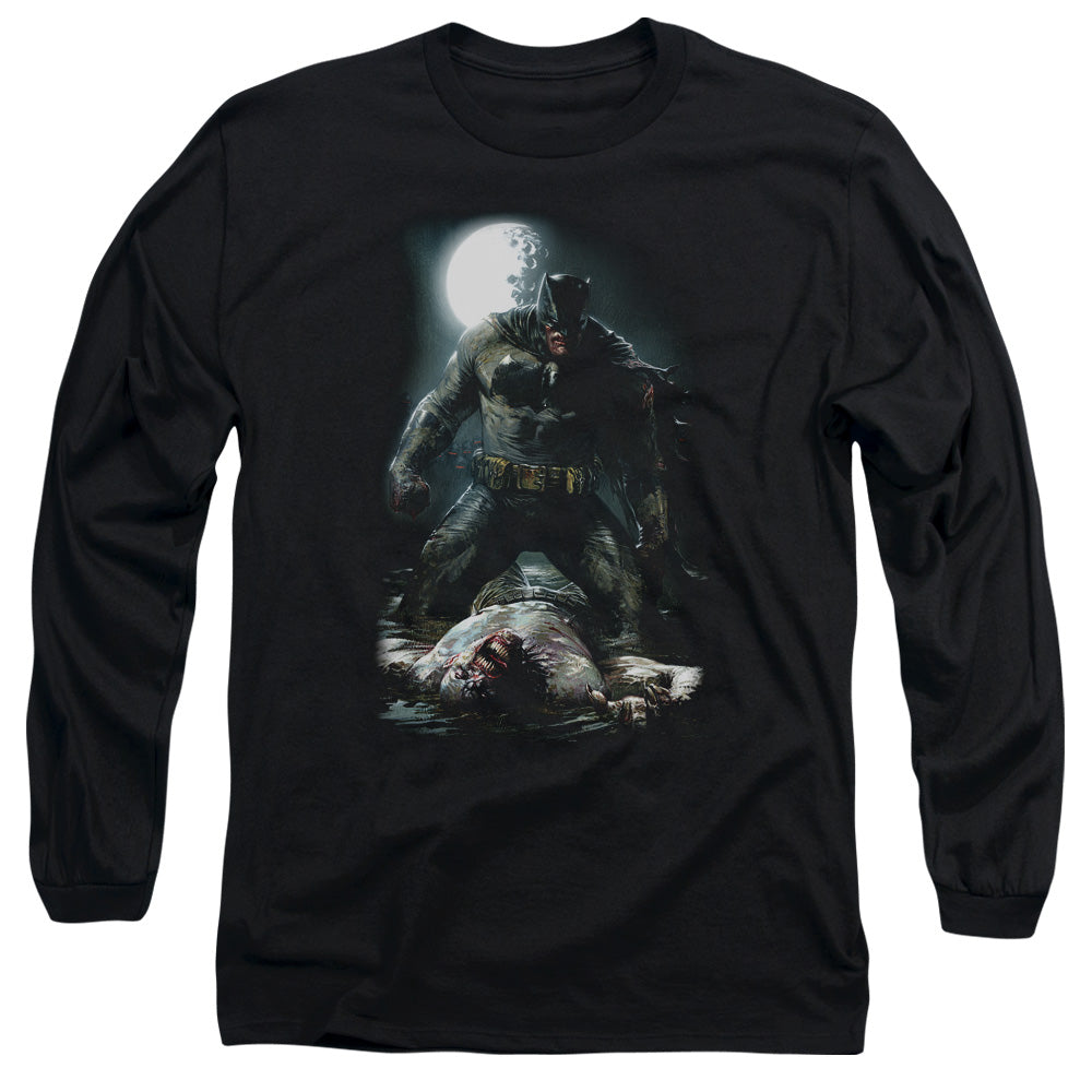 Batman Comics Mudhole Men's 18/1 Cotton Long-Sleeve T-Shirt