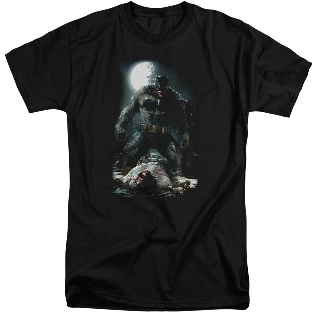 Batman Comics Mudhole Men's 18/1 Tall Cotton Short-Sleeve T-Shirt