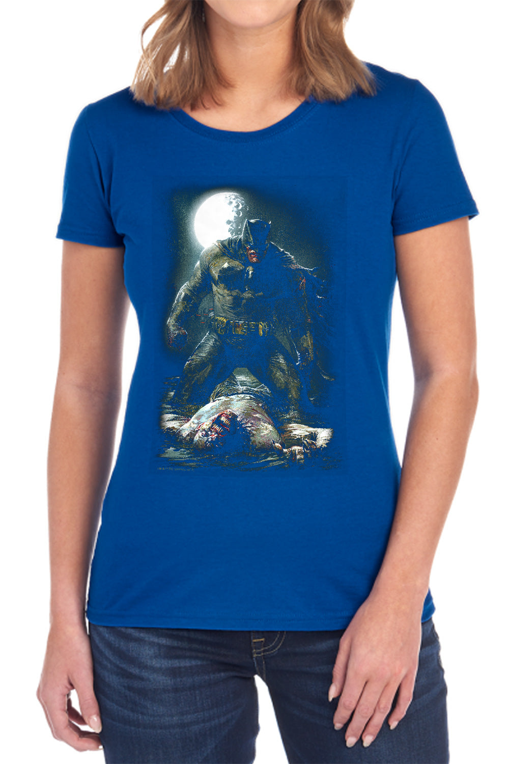 Batman Comics Mudhole Women's 18/1 Cotton Short-Sleeve T-Shirt