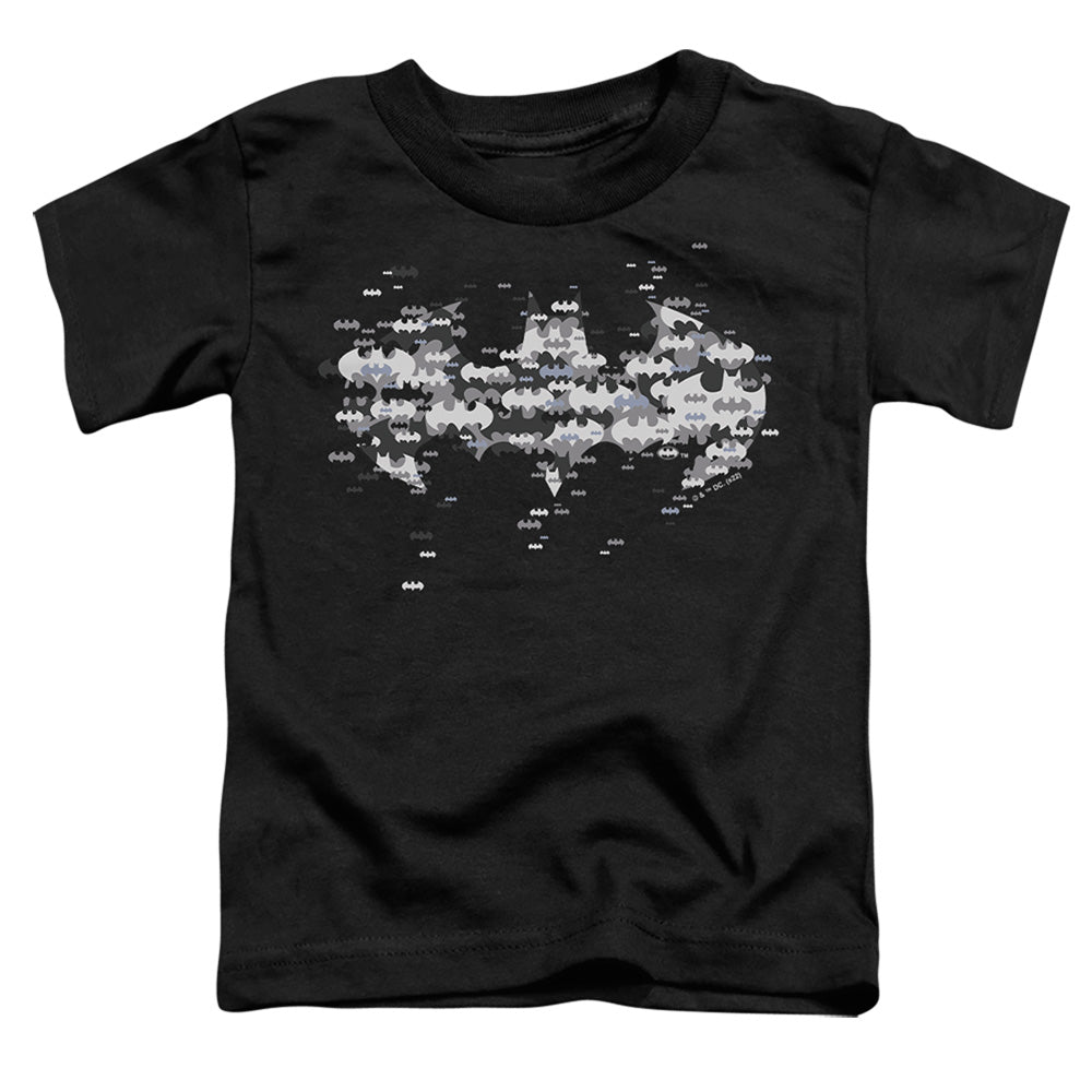 Batman Comics Multi Bat Logo Toddler 18/1 Cotton Short-Sleeve T-Shirt