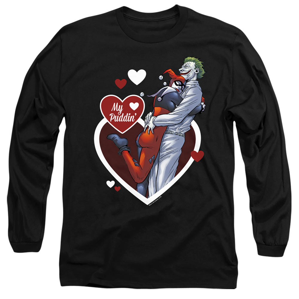 Batman Comics My Puddin Men's 18/1 Cotton Long-Sleeve T-Shirt