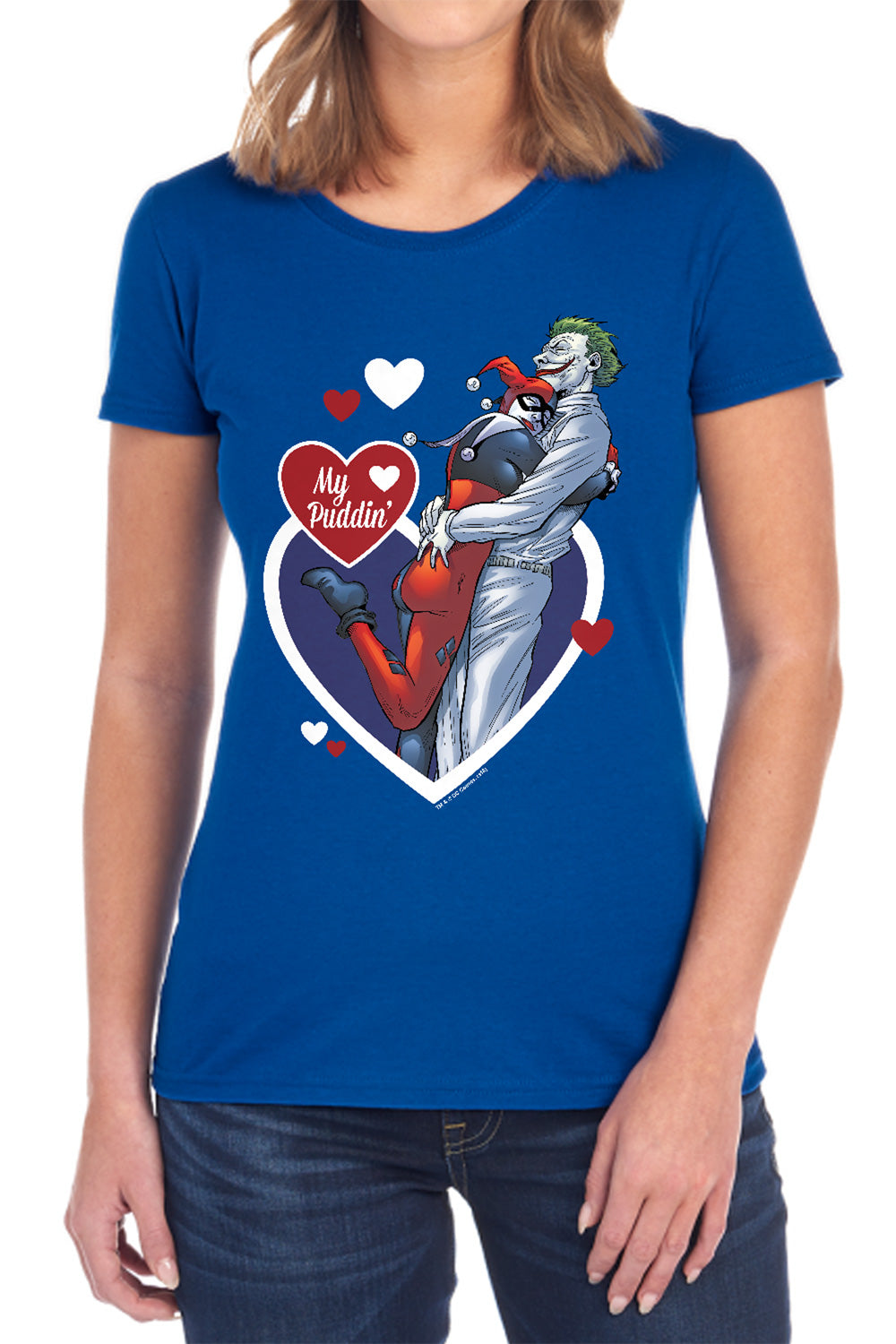 Batman Comics My Puddin Women's 18/1 Cotton Short-Sleeve T-Shirt