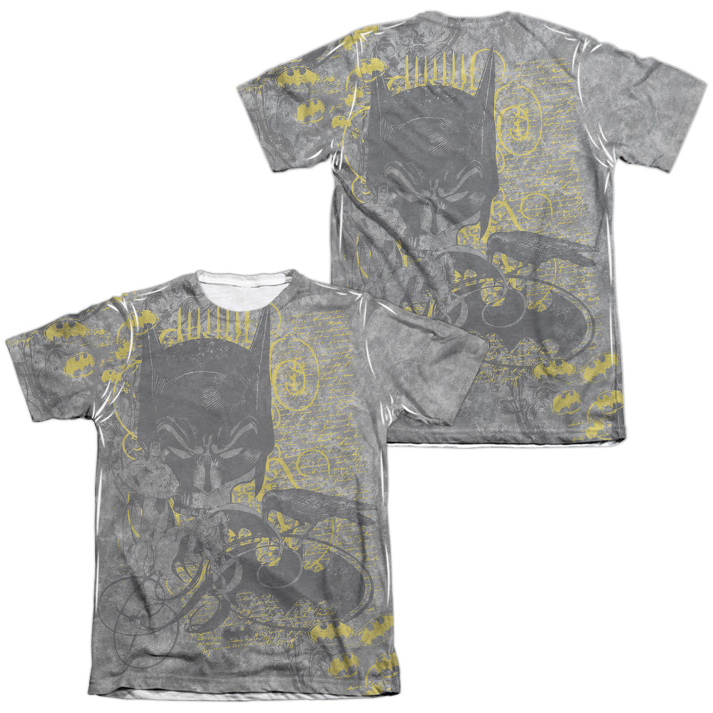 Batman Comics Nevermore Men's Regular Fit Poly Cotton Short-Sleeve T-Shirt