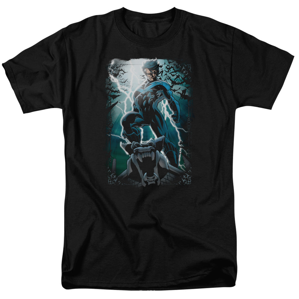 Batman Comics Night Light Men's 18/1 Cotton Short-Sleeve T-Shirt