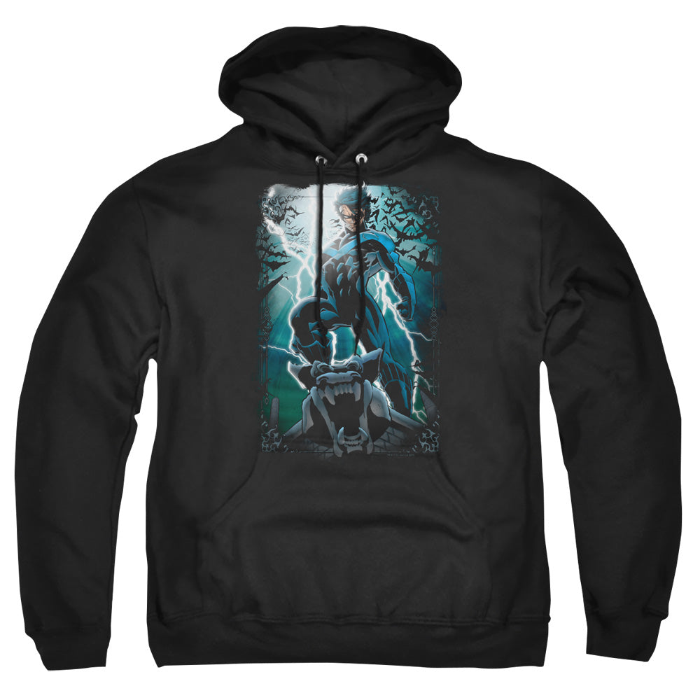 Batman Comics Night Light Men's Pull-Over 75 25 Poly Hoodie
