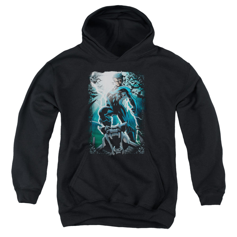 Batman Comics Night Light Youth Cotton Poly Pull-Over Hoodie