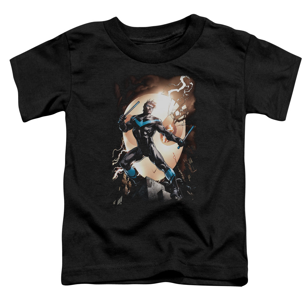Batman Comics Nightwing Against OwLong-Sleeve T-Shirtoddler 18/1 Cotton Short-Sleeve T-Shirt
