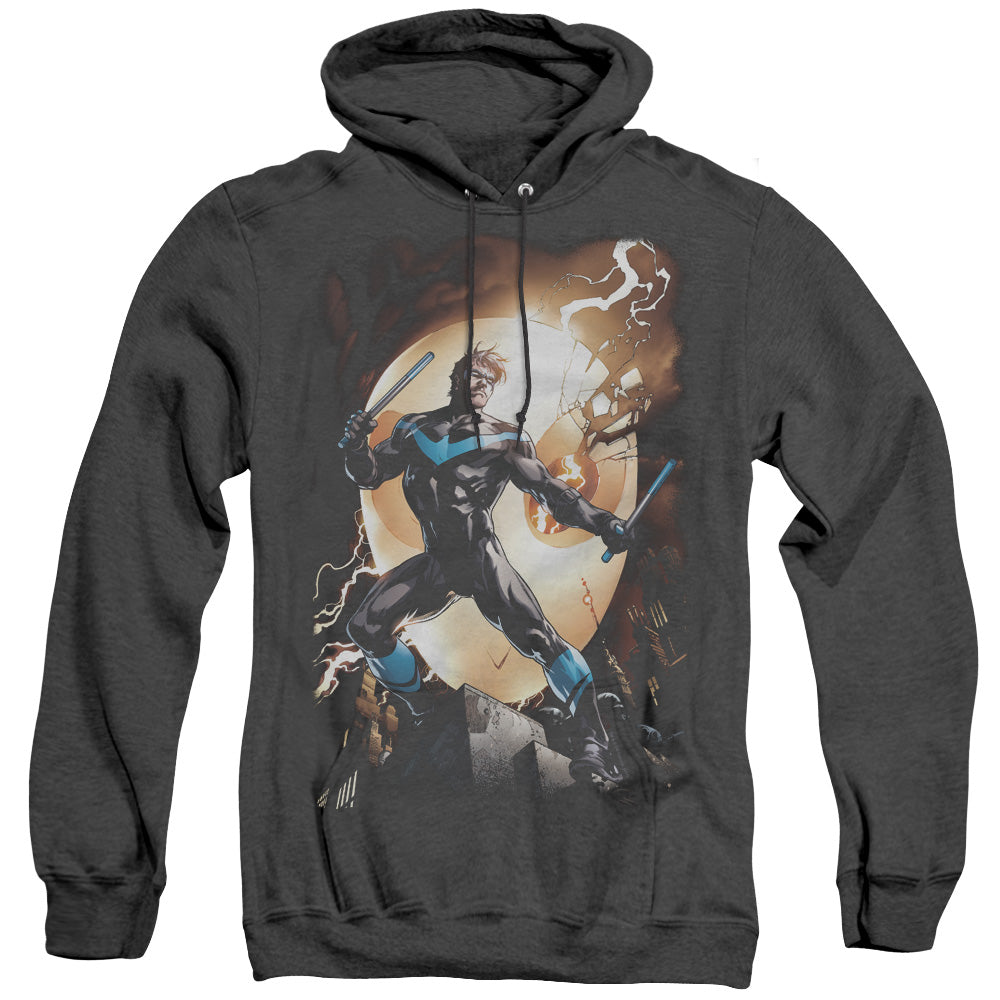 Batman Comics Nightwing Against Owls Men's Pull-Over Hoodie