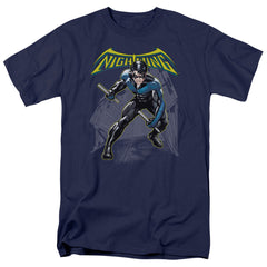 Batman Comics Nightwing Men's 18/1 Cotton Short-Sleeve T-Shirt