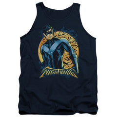 Batman Comics Nightwing Moon Men's 18/1 Cotton Tank Top