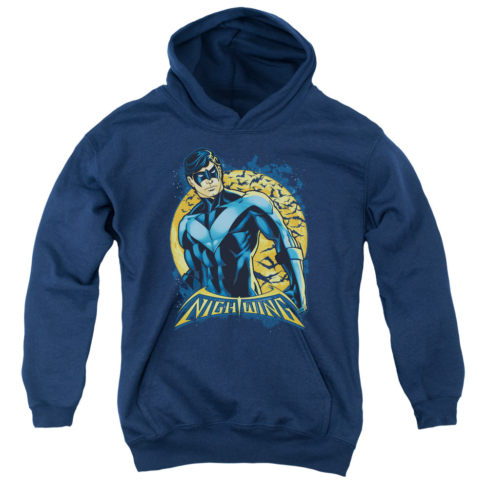 Batman Comics Nightwing Moon Youth Cotton Poly Pull-Over Hoodie