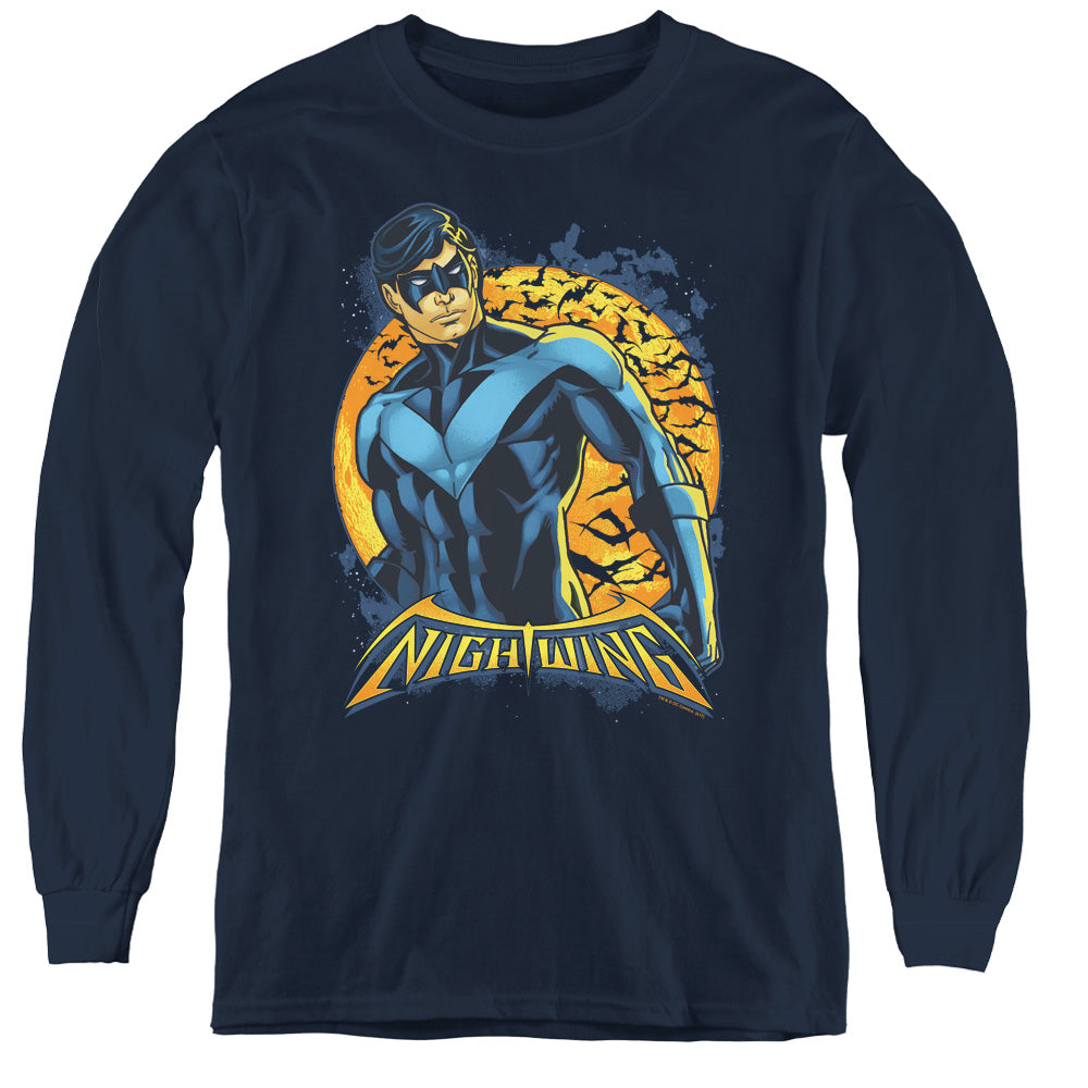 Batman Comics Nightwing Moon Youth Long-Sleeve T-Shirt