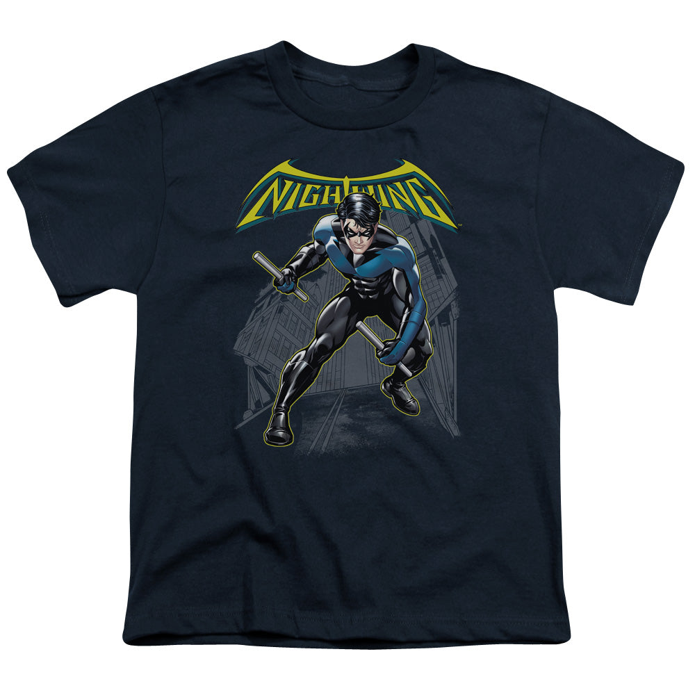 Batman Comics Nightwing Youth 18/1 100% Cotton Short-Sleeve T-Shirt