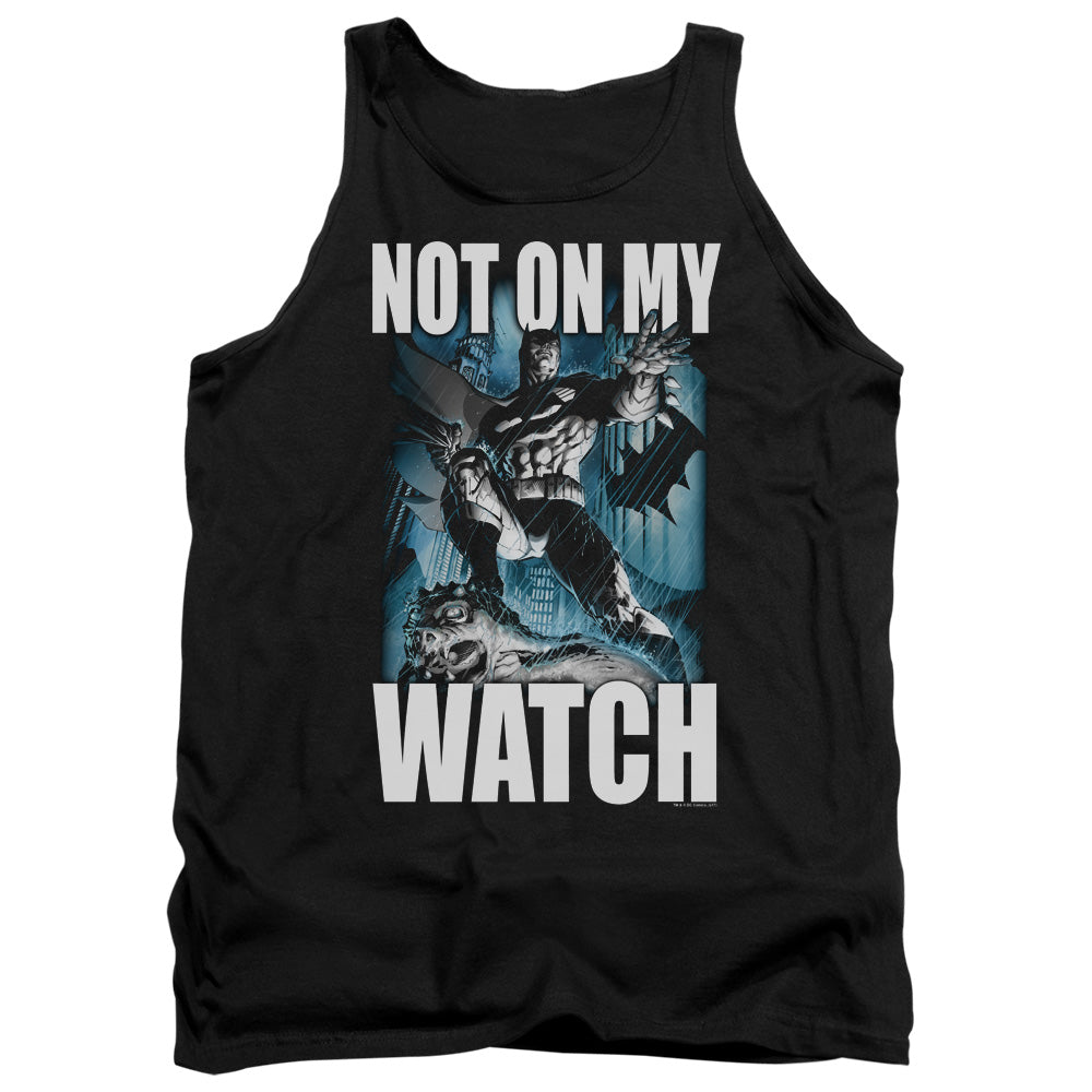 Batman Comics Not On My Watch Men's 18/1 Cotton Tank Top