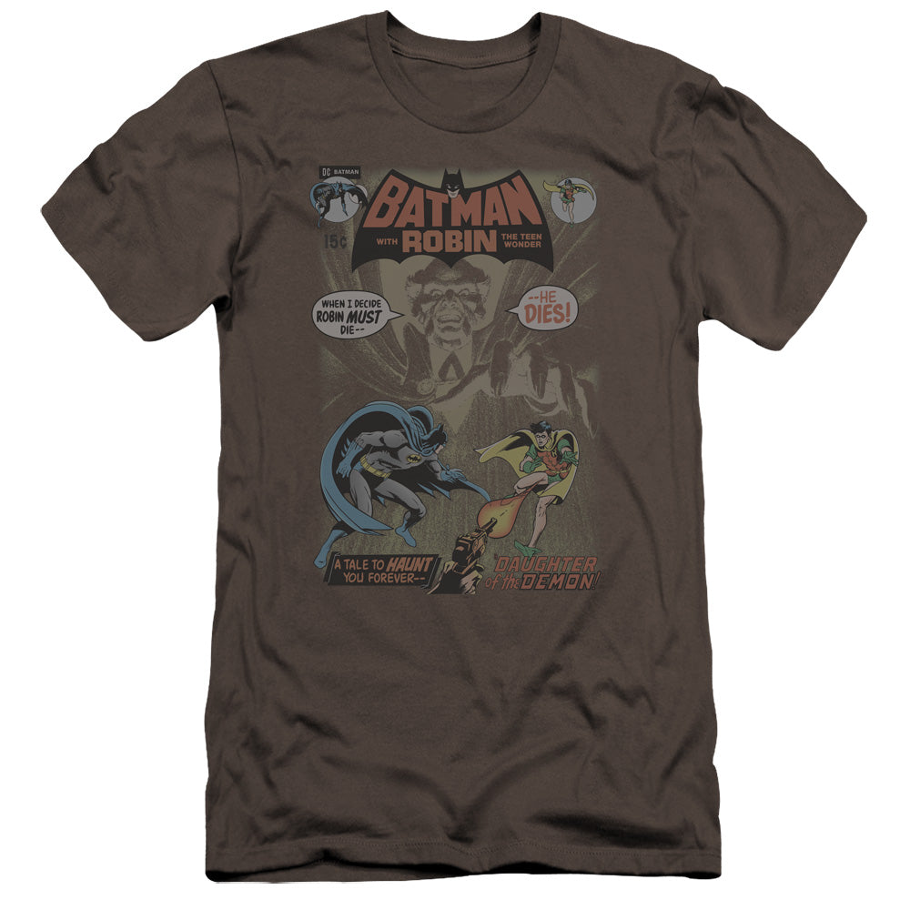 Batman Comics #232 Cover Men's Ultra-Soft 30/1 Cotton Slim Short-Sleeve T-Shirt