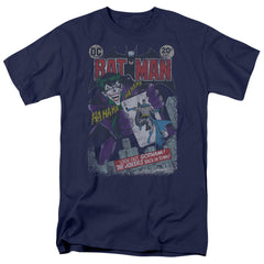 Batman Comics #251 Distressed Men's 18/1 Cotton Short-Sleeve T-Shirt