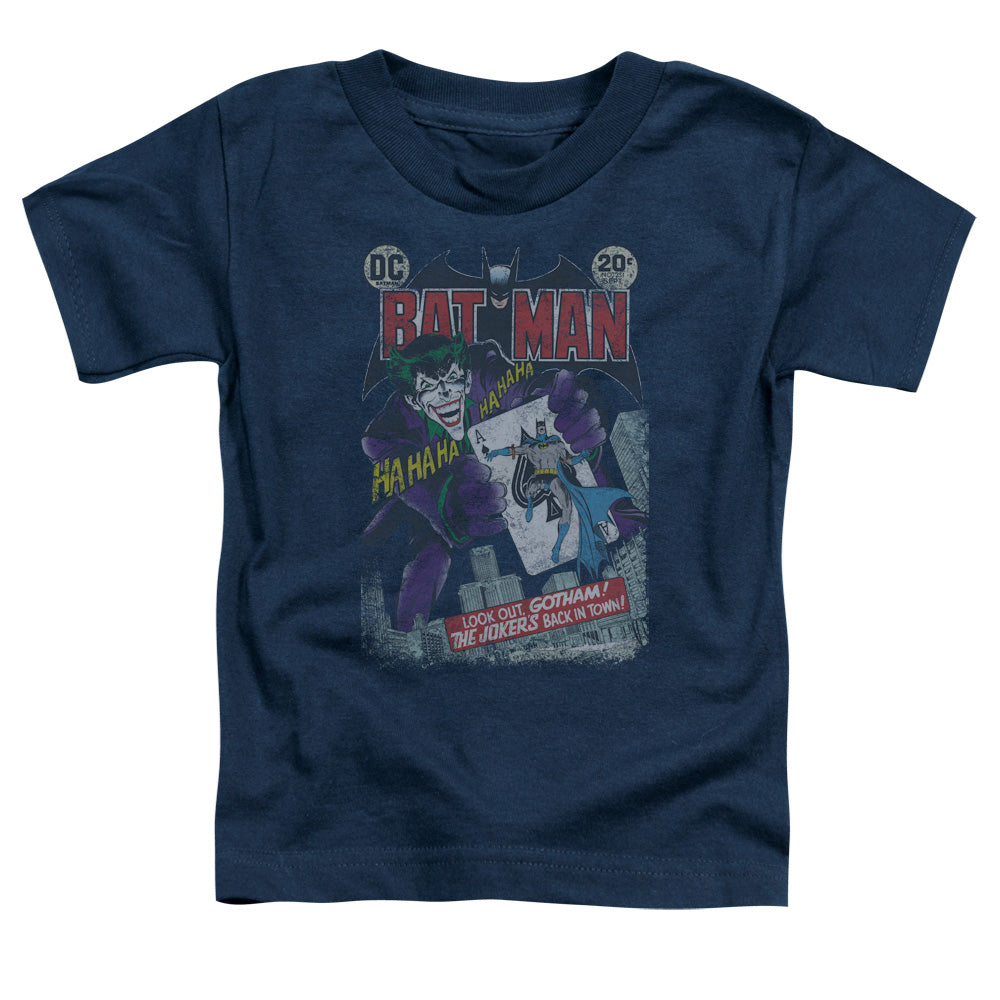 Batman Comics #251 Distressed Toddler 18/1 Cotton Short-Sleeve T-Shirt