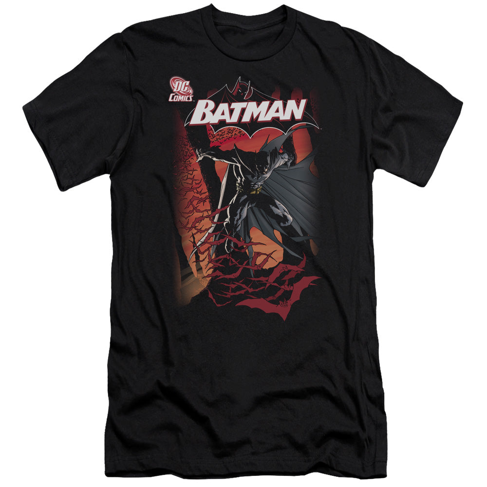 Batman Comics #655 Cover Men's Ultra-Soft 30/1 Cotton Slim Short-Sleeve T-Shirt