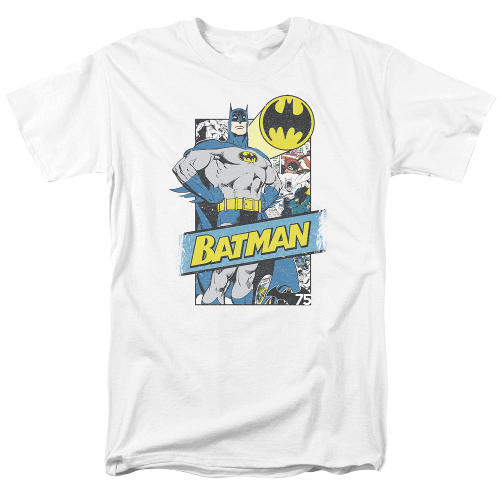 Batman Comics Out Of The Pages Men's 18/1 Cotton Short-Sleeve T-Shirt