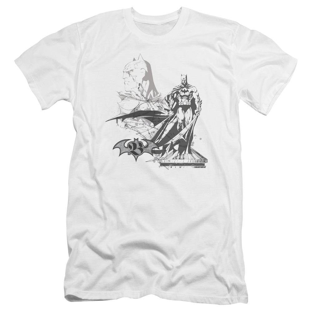Batman Comics Overseer Men's Ultra-Soft 30/1 Cotton Slim Short-Sleeve T-Shirt