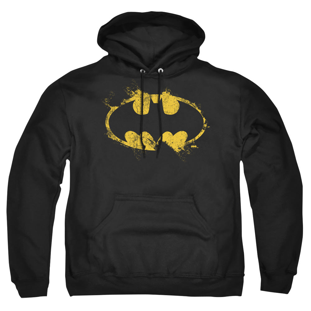 Batman Comics Paint Roller Logo Men's Pull-Over 75 25 Poly Hoodie