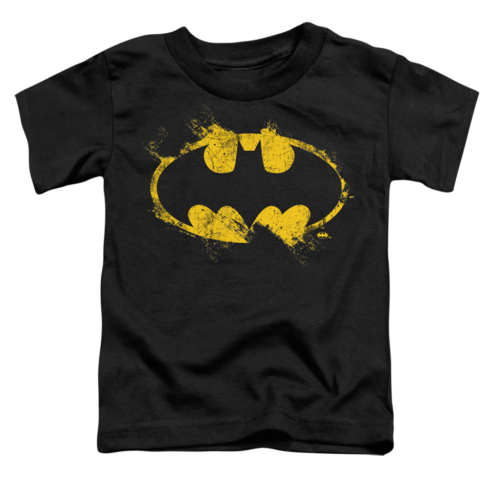 Batman Comics Paint Roller Logo Toddler 18/1 Cotton Short-Sleeve T-Shirt